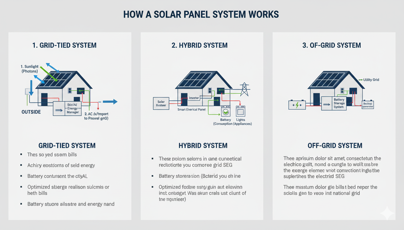 How solar panels works
